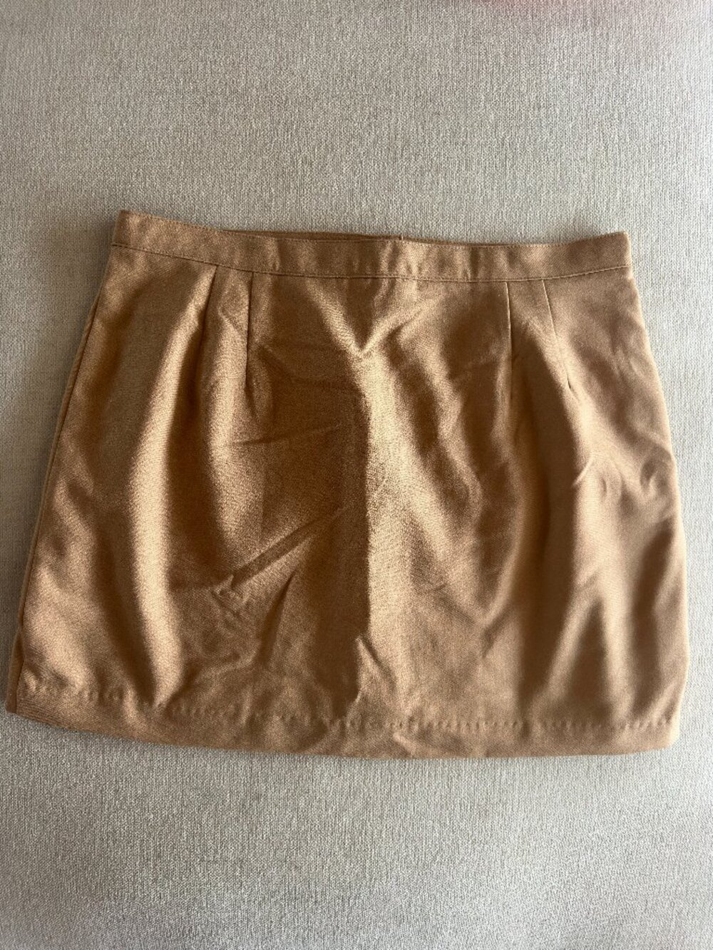 Tan Mini skirt